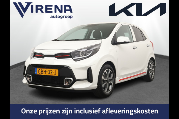 Kia Picanto 1.0 DPi GT-Line Apple Carplay/Android Auto - Cruise Control - Climate Control - Lederenbekleding - Navigatie Fabrieksgarantie tot 06-2024