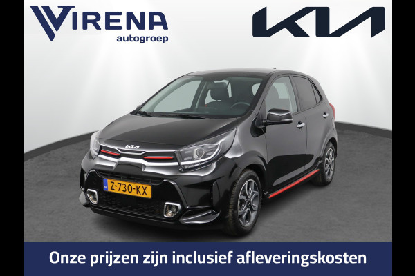 Kia Picanto 1.0 DPi GT-Line Apple Carplay/Android Auto - Cruise Control - Climate Control - Lederen Bekleding - Navigatie - Fabrieksgarantie tot 05-2031