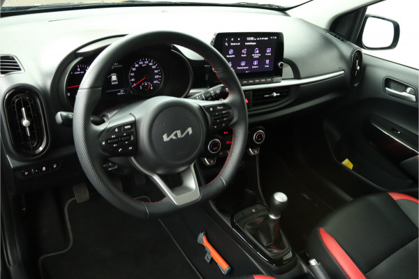 Kia Picanto 1.0 DPi GT-Line Apple Carplay/Android Auto - Cruise Control - Climate Control - Lederen Bekleding - Navigatie - Fabrieksgarantie tot 05-2031