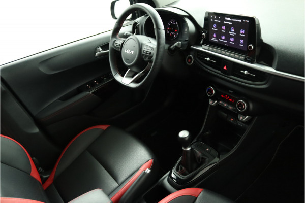 Kia Picanto 1.0 DPi GT-Line Apple Carplay/Android Auto - Cruise Control - Climate Control - Lederen Bekleding - Navigatie - Fabrieksgarantie tot 05-2031