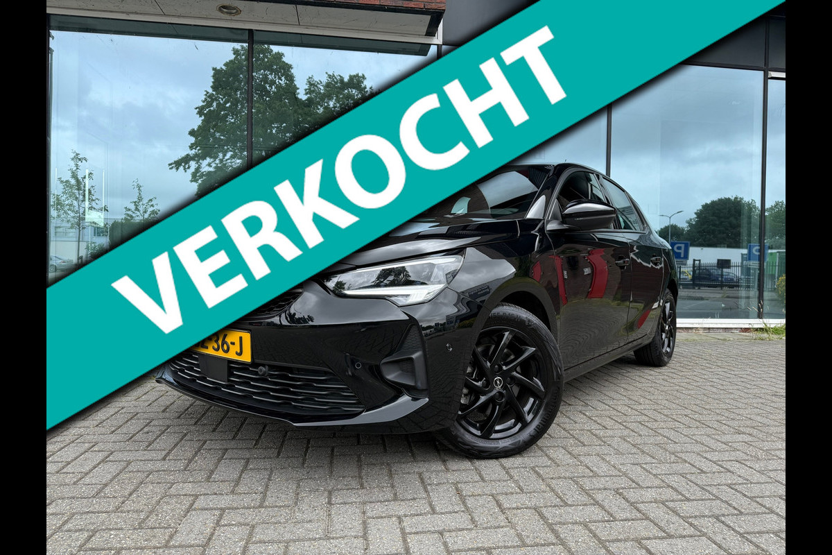 Opel Corsa 1.2 Turbo 130pk GS - Automaat - Navi - Climate - Camera - Parkeerhulp Opel Corsa 1.2 Turbo 130pk GS - Automaat - Navi - Climate - Camera - Parkeerhulp