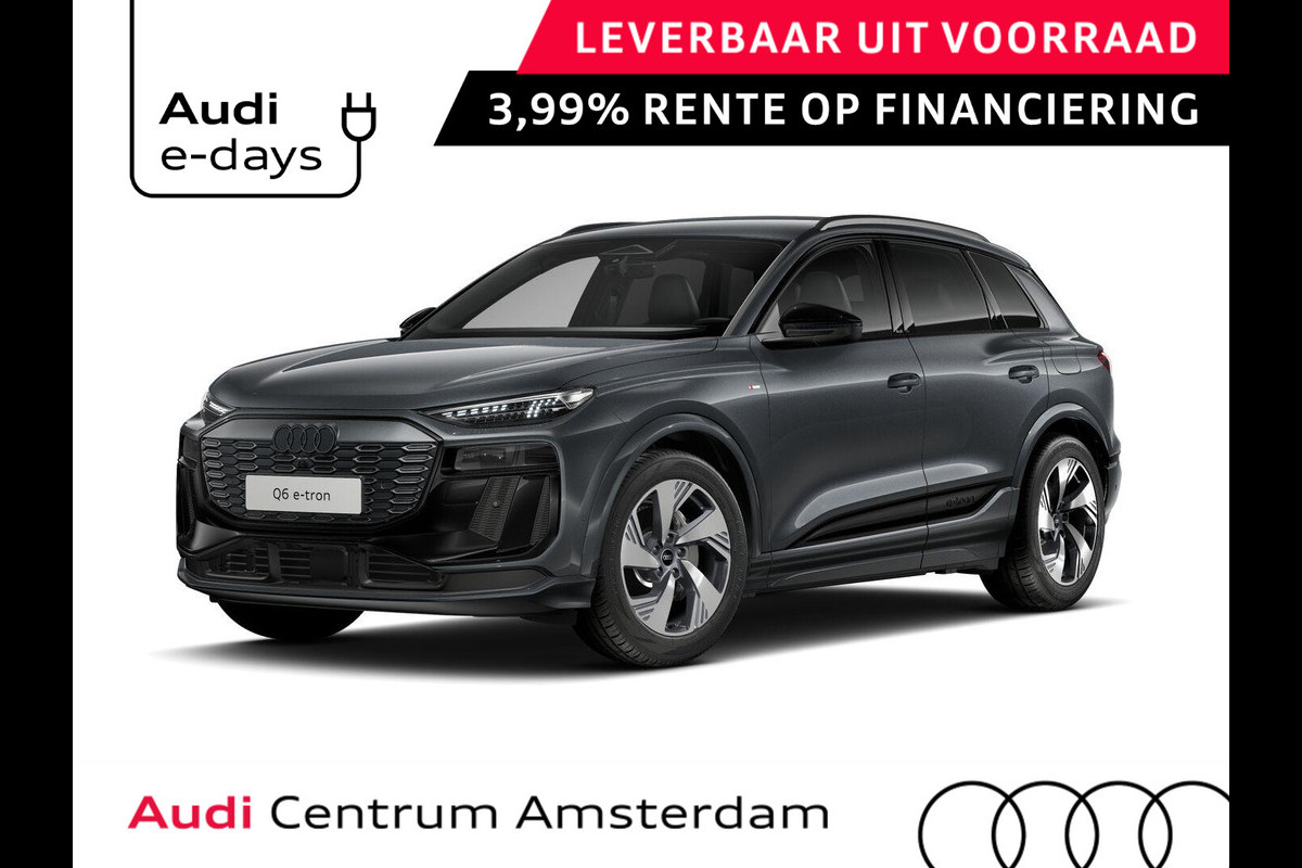 Audi Q6 e-tron S edition 83 kWh 185 kW 252pk Matrix LED | 360 camera | Keyless | Bijrijdersscherm | Tech Plus Audi Q6 e-tron S edition 83 kWh 185 kW 252pk Matrix LED | 360 camera | Keyless | Bijrijdersscherm | Tech Plus