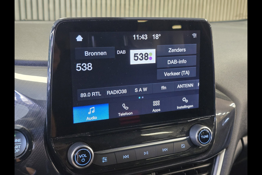 Ford Fiesta 1.0 EcoBoost Hybrid ST-Line 155PK! APPLE CARPLAY CARBON CRUISE CONTROL LANE ASSIST STUURVERW STOELVERW VOORRUITVERW