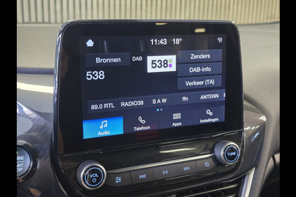 Ford Fiesta 1.0 EcoBoost Hybrid ST-Line 155PK! APPLE CARPLAY CARBON CRUISE CONTROL LANE ASSIST STUURVERW STOELVERW VOORRUITVERW