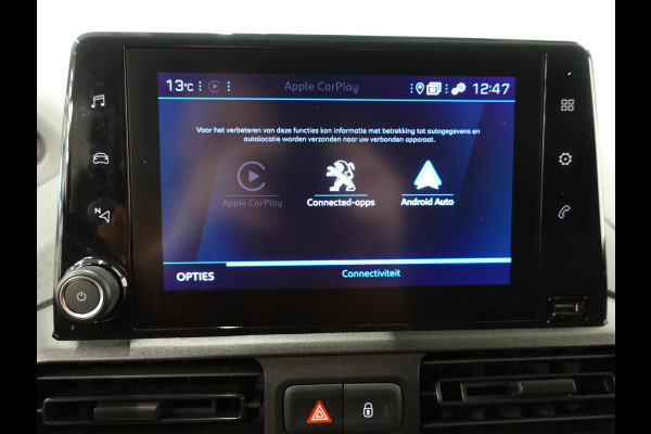 Peugeot Partner 100pk L1 Navigatie Apple Carplay Trekhaak Parkeersensoren Camera  Cruise control