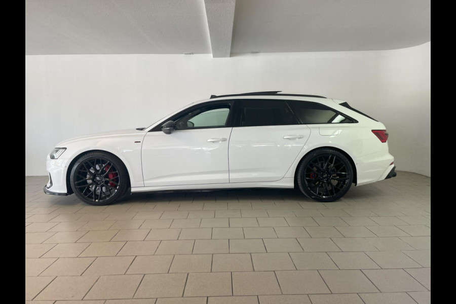 Audi A6 Avant 55 TFSI e quattro Competition 367PK AIRCO NAVI CRUISE BT CAMERA STOELVERW VELGEN DIG TELLER VELGEN 21INCH NIEUWSTAAT