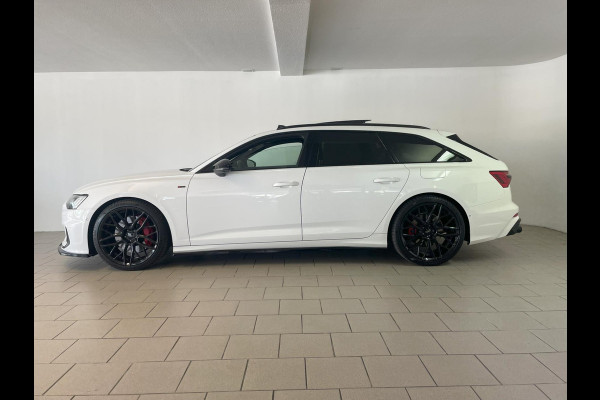 Audi A6 Avant 55 TFSI e quattro Competition 367PK AIRCO NAVI CRUISE BT CAMERA STOELVERW VELGEN DIG TELLER VELGEN 21INCH NIEUWSTAAT