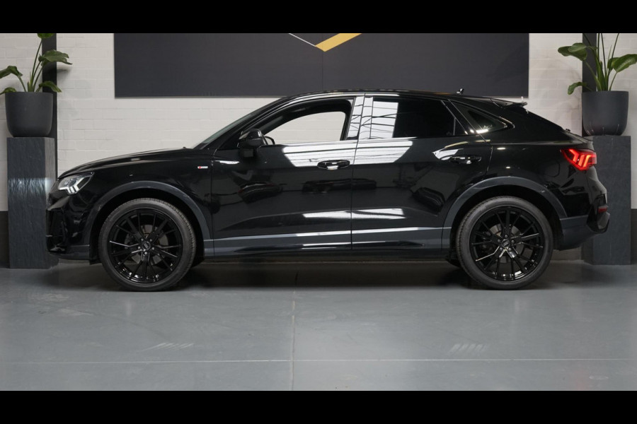 Audi Q3 Sportback 35 TFSI 3x S-Line Black Optik AUTOMAAT-ACC-CAMERA-DRIVE SELECT-KEYLESS-MATRIX LED-NAVIGATIE