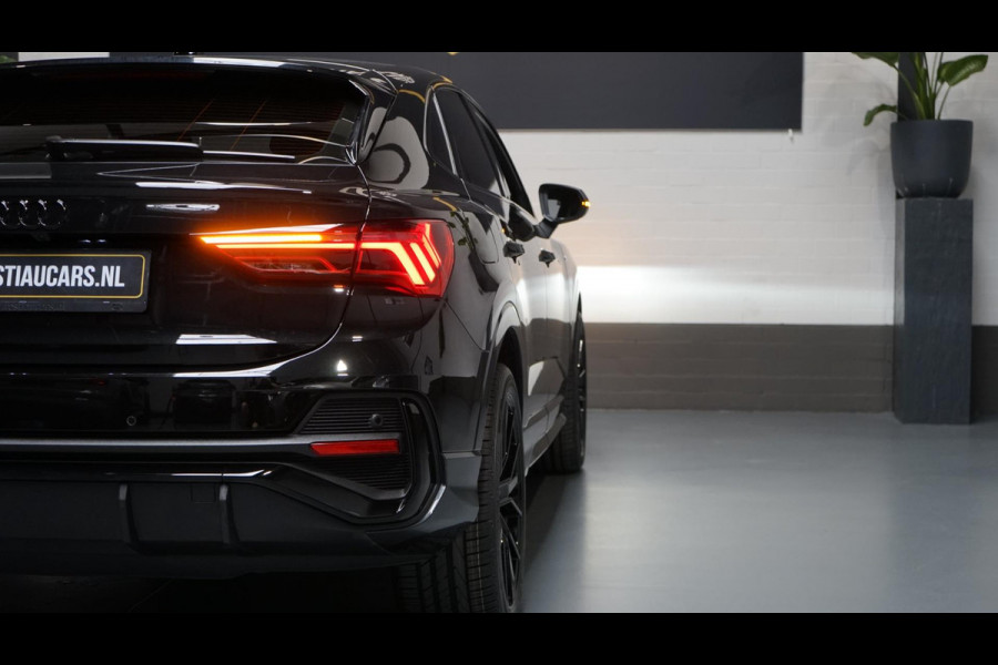Audi Q3 Sportback 35 TFSI 3x S-Line Black Optik AUTOMAAT-ACC-CAMERA-DRIVE SELECT-KEYLESS-MATRIX LED-NAVIGATIE
