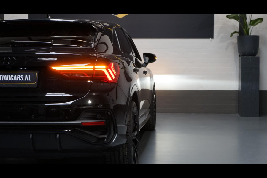Audi Q3 Sportback 35 TFSI 3x S-Line Black Optik AUTOMAAT-ACC-CAMERA-DRIVE SELECT-KEYLESS-MATRIX LED-NAVIGATIE