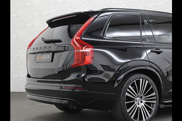 Volvo XC90 T8 R 455PK Long Range Ultimate Dark | Luchtvering | Bowers & Wilkins | 360 Camera | Panorama | Pilot-Assist | R-Design | ACC | Stoelventilatie | Trekhaak | Head-Up | Keyless-Entry | Sportstoelen | Memory | Standkachel | Stuurverwarming | Full-LED | Zonwering | BLIS | Carplay |
