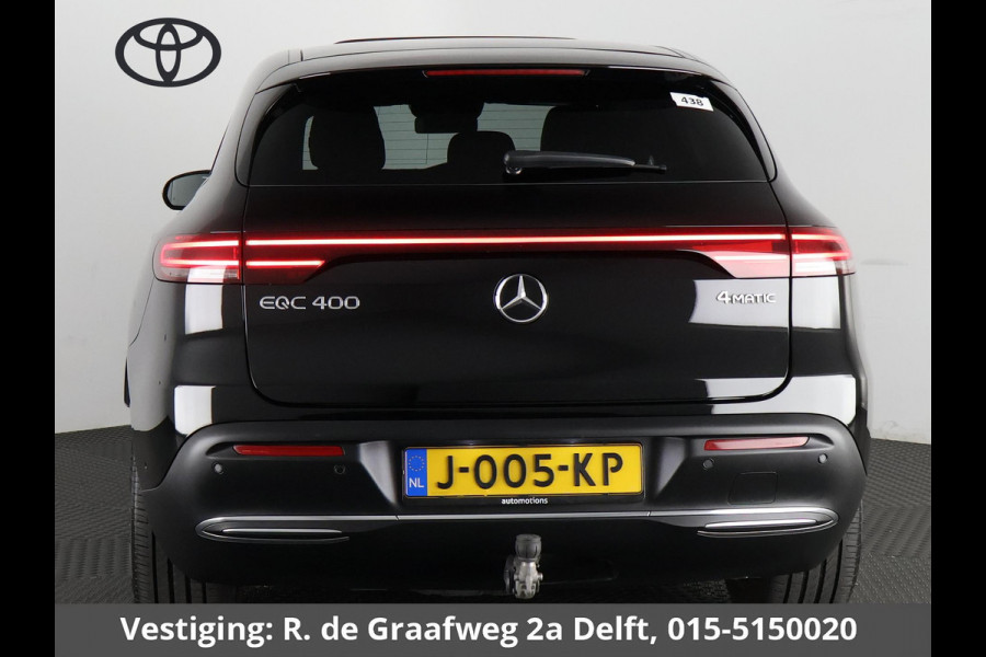 Mercedes-Benz EQC 400 4MATIC Premium Plus 80 kWh | Wide-screen | Schuif-/Kanteldak | Navigatie | 360°camera |