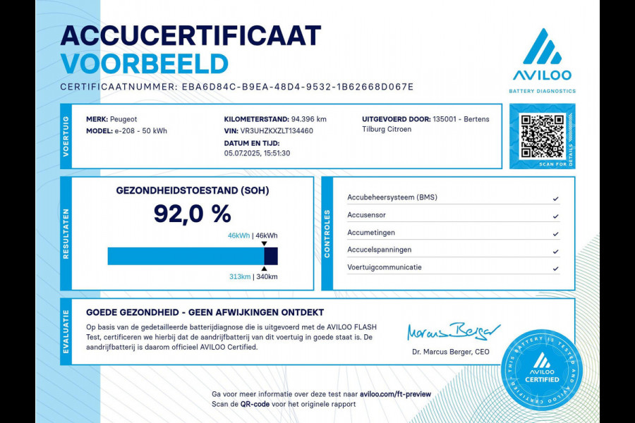 Peugeot e-208 EV GT Pack 50 kWh | Aviloo 92% | 12 maanden BOVAG garantie! |