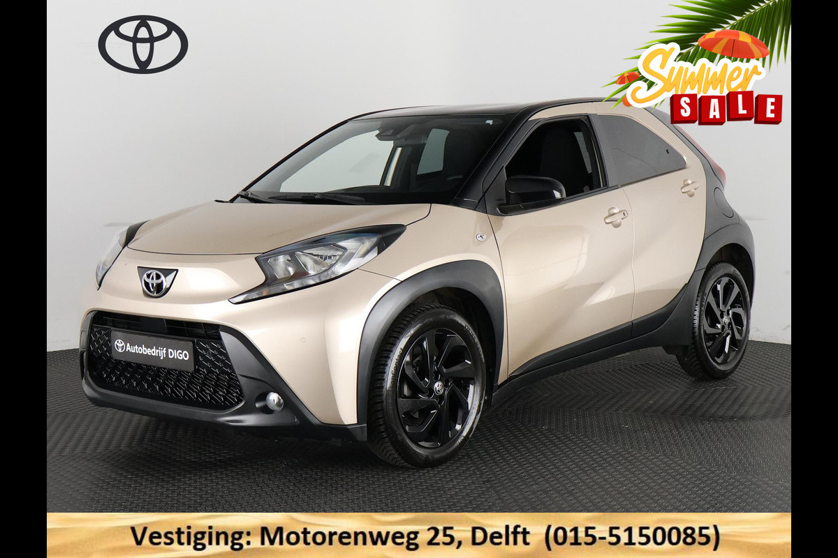 Toyota Aygo X 1.0 VVT-i AUTOMAAT PULSE LIMITED ED. KEYLESS. PDC . CRUISE .LMV.CARPLAY NAVIGATIE GARANTIE TOT 6-2032 Toyota Aygo X 1.0 VVT-i AUTOMAAT PULSE LIMITED ED. KEYLESS. PDC . CRUISE .LMV.CARPLAY NAVIGATIE GARANTIE TOT 6-2032
