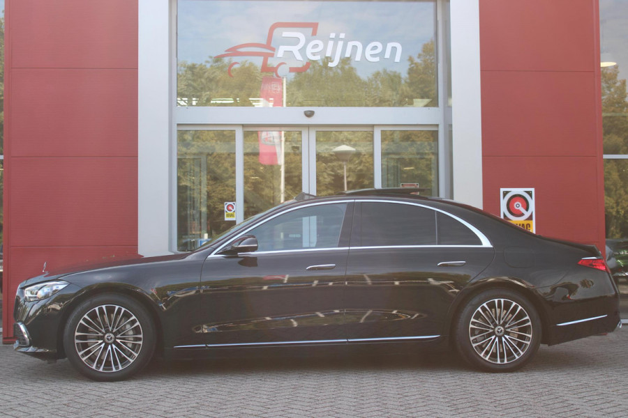 Mercedes-Benz S-Klasse 580e 4MATIC AMG LINE 510PK | PANORAMISCH SCHUIF / KANTELDAK | 360° CAMERA | BURMESTER PREMIUM AUDIO | NAPPA LEDEREN BEKLEDING | VOORSTOELEN ELEKTRISCH VERSTELBAAR MET GEHEUGEN | VOORSTOELEN EN ACHTERBANK GEVENTILEERD / VERWARMD | MBUX AUGMENT REALITY NAVIGATIE / HEAD UPP DISPLAY | MULTIMEDIA MBUX ( ACHTERBANK TABLET | ZWARTE HEMEL BEKLEDING | AIRBALANCE PAKKET (LUCHTREINIGING SYSTEEM) | MEESTURENDE ACHTERAS |  4 ZONE CLIMATE CONTROL |  ADAPTIVE RUITERWISSER ISTALLATIE  ( MAGIC  VISION CONTROL) |