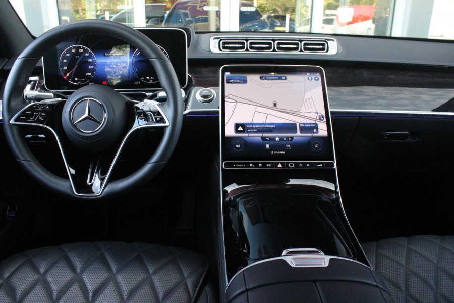 Mercedes-Benz S-Klasse 580e 4MATIC AMG LINE 510PK | PANORAMISCH SCHUIF / KANTELDAK | 360° CAMERA | BURMESTER PREMIUM AUDIO | NAPPA LEDEREN BEKLEDING | VOORSTOELEN ELEKTRISCH VERSTELBAAR MET GEHEUGEN | VOORSTOELEN EN ACHTERBANK GEVENTILEERD / VERWARMD | MBUX AUGMENT REALITY NAVIGATIE / HEAD UPP DISPLAY | MULTIMEDIA MBUX ( ACHTERBANK TABLET | ZWARTE HEMEL BEKLEDING | AIRBALANCE PAKKET (LUCHTREINIGING SYSTEEM) | MEESTURENDE ACHTERAS |  4 ZONE CLIMATE CONTROL |  ADAPTIVE RUITERWISSER ISTALLATIE  ( MAGIC  VISION CONTROL) |