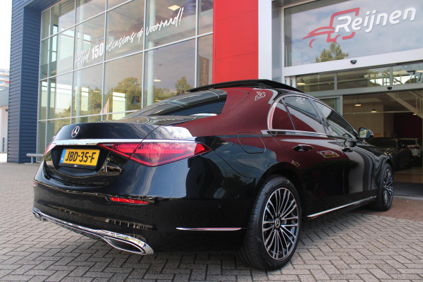Mercedes-Benz S-Klasse 580e 4MATIC AMG LINE 510PK | PANORAMISCH SCHUIF / KANTELDAK | 360° CAMERA | BURMESTER PREMIUM AUDIO | NAPPA LEDEREN BEKLEDING | VOORSTOELEN ELEKTRISCH VERSTELBAAR MET GEHEUGEN | VOORSTOELEN EN ACHTERBANK GEVENTILEERD / VERWARMD | MBUX AUGMENT REALITY NAVIGATIE / HEAD UPP DISPLAY | MULTIMEDIA MBUX ( ACHTERBANK TABLET | ZWARTE HEMEL BEKLEDING | AIRBALANCE PAKKET (LUCHTREINIGING SYSTEEM) | MEESTURENDE ACHTERAS |  4 ZONE CLIMATE CONTROL |  ADAPTIVE RUITERWISSER ISTALLATIE  ( MAGIC  VISION CONTROL) |