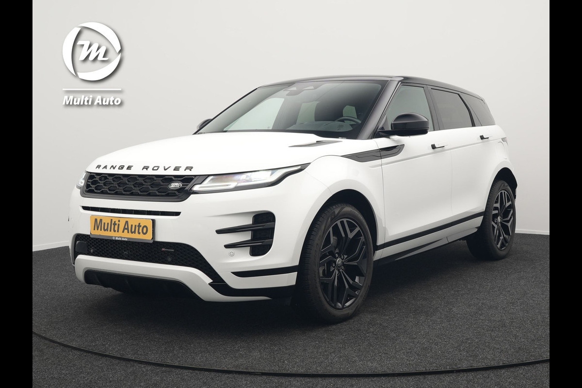 Land Rover Range Rover Evoque P300e AWD R-Dynamic Plug In Hybrid PHEV | Adaptive Cruise | Head Up Lederen Sportstoelen Memory | 20"L.M | Stuur & Stoelverwarming | Keyless | Apple Carplay | Land Rover Range Rover Evoque P300e AWD R-Dynamic Plug In Hybrid PHEV | Adaptive Cruise | Head Up Lederen Sportstoelen Memory | 20"L.M | Stuur & Stoelverwarming | Keyless | Apple Carplay |