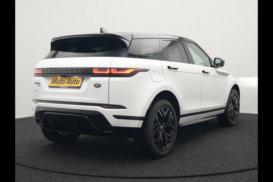 Land Rover Range Rover Evoque P300e AWD R-Dynamic Plug In Hybrid PHEV | Adaptive Cruise | Head Up Lederen Sportstoelen Memory | 20"L.M | Stuur & Stoelverwarming | Keyless | Apple Carplay |