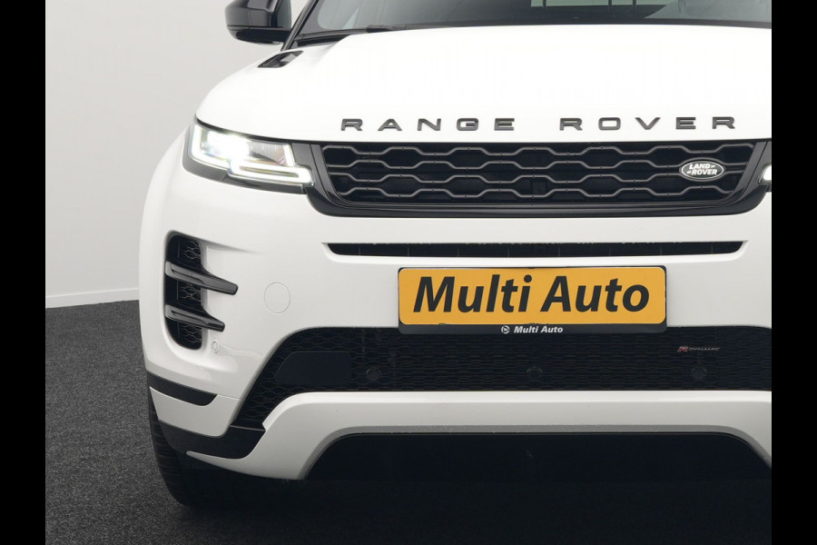 Land Rover Range Rover Evoque P300e AWD R-Dynamic Plug In Hybrid PHEV | Adaptive Cruise | Head Up Lederen Sportstoelen Memory | 20"L.M | Stuur & Stoelverwarming | Keyless | Apple Carplay |