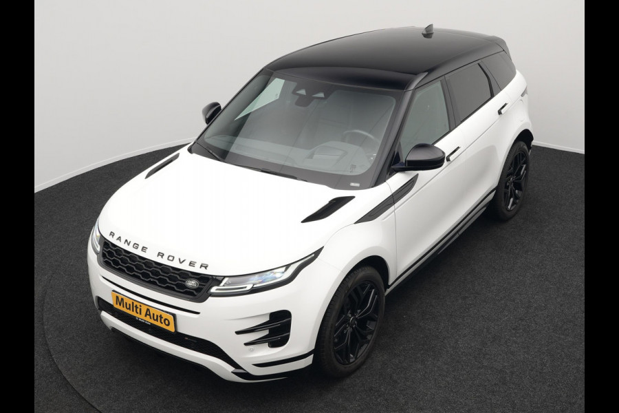 Land Rover Range Rover Evoque P300e AWD R-Dynamic Plug In Hybrid PHEV | Adaptive Cruise | Head Up Lederen Sportstoelen Memory | 20"L.M | Stuur & Stoelverwarming | Keyless | Apple Carplay |