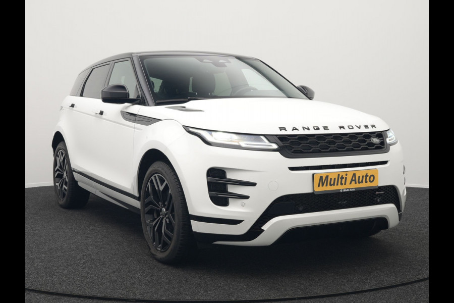 Land Rover Range Rover Evoque P300e AWD R-Dynamic Plug In Hybrid PHEV | Adaptive Cruise | Head Up Lederen Sportstoelen Memory | 20"L.M | Stuur & Stoelverwarming | Keyless | Apple Carplay |