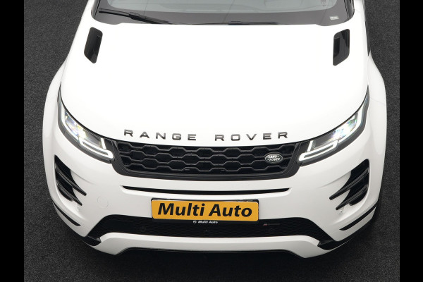Land Rover Range Rover Evoque P300e AWD R-Dynamic Plug In Hybrid PHEV | Adaptive Cruise | Head Up Lederen Sportstoelen Memory | 20"L.M | Stuur & Stoelverwarming | Keyless | Apple Carplay |