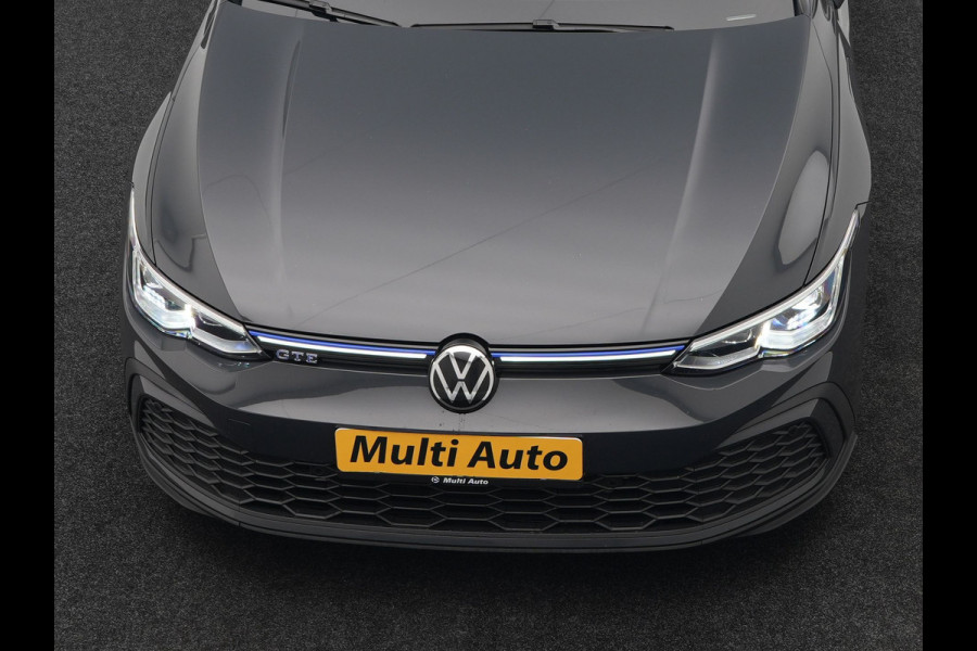 Volkswagen Golf GTE 245pk Plug In Hybrid Black Optic PHEV | Adaptive Cruise  | Camera | IQ Light | Sportstoelen Verwarmd | 18"L.M | Virtual | Apple Carplay | Sfeerverlichting | Keyless |