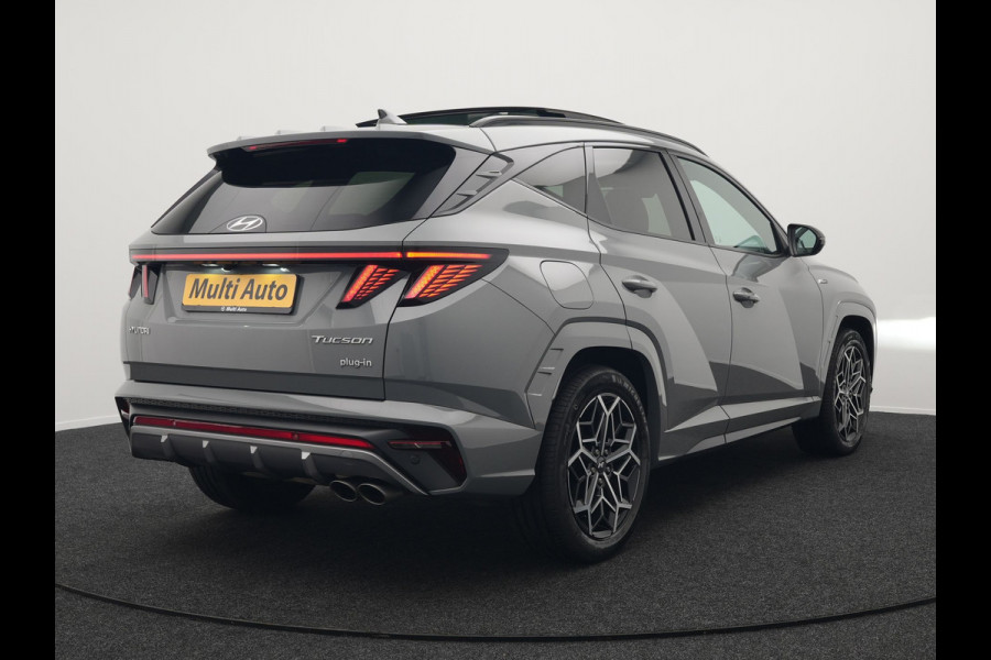 Hyundai Tucson 1.6 T-GDI N Line Sky 4WD Plug In Hybrid 265pk PHEV | Panodak | Alcantara Sportstoelen Memory & Ventilatie | Adaptive Cruise | Camera | Keyless | Krell Premium Sound | Apple Carplay | 19"L.M | Stuurverwarming |