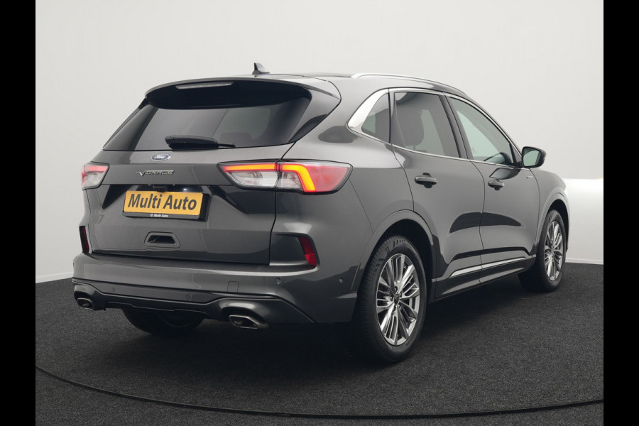 Ford Kuga Vignale Plug in Hybrid 225pk PHEV | Panodak | Head Up | Adaptive Cruise | 360 Camera | Lederen Sportstoelen Memory & Verwarmd | Apple Carplay | Bang&Olufsen | Navigatie | Pilot Assist | Virtual | DAB | Blis |