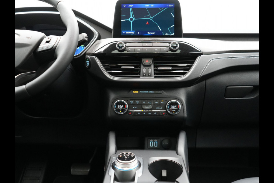 Ford Kuga Vignale Plug in Hybrid 225pk PHEV | Panodak | Head Up | Adaptive Cruise | 360 Camera | Lederen Sportstoelen Memory & Verwarmd | Apple Carplay | Bang&Olufsen | Navigatie | Pilot Assist | Virtual | DAB | Blis |