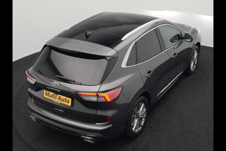 Ford Kuga Vignale Plug in Hybrid 225pk PHEV | Panodak | Head Up | Adaptive Cruise | 360 Camera | Lederen Sportstoelen Memory & Verwarmd | Apple Carplay | Bang&Olufsen | Navigatie | Pilot Assist | Virtual | DAB | Blis |