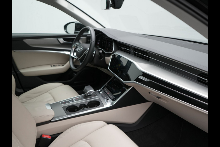 Audi A6 Avant 50 TFSI Quattro Design Plug In Hybrid 300pk Dealer O.H PHEV | Panodak | Head Up | Adaptive Cruise | 360 Camera | Bang&olufsen | Lederen Sportstoelen Memory & Verwarmd | Navigatie | Virtual | DAB |