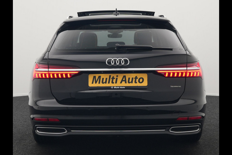 Audi A6 Avant 50 TFSI Quattro Design Plug In Hybrid 300pk Dealer O.H PHEV | Panodak | Head Up | Adaptive Cruise | 360 Camera | Bang&olufsen | Lederen Sportstoelen Memory & Verwarmd | Navigatie | Virtual | DAB |