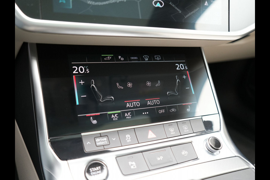 Audi A6 Avant 50 TFSI Quattro Design Plug In Hybrid 300pk Dealer O.H PHEV | Panodak | Head Up | Adaptive Cruise | 360 Camera | Bang&olufsen | Lederen Sportstoelen Memory & Verwarmd | Navigatie | Virtual | DAB |