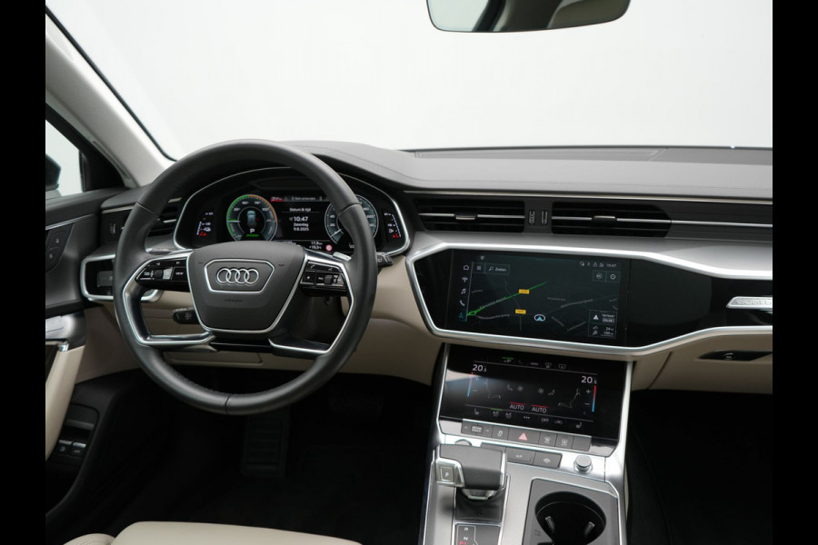 Audi A6 Avant 50 TFSI Quattro Design Plug In Hybrid 300pk Dealer O.H PHEV | Panodak | Head Up | Adaptive Cruise | 360 Camera | Bang&olufsen | Lederen Sportstoelen Memory & Verwarmd | Navigatie | Virtual | DAB |