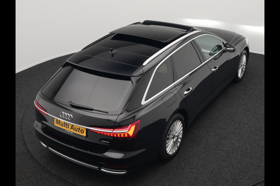 Audi A6 Avant 50 TFSI Quattro Design Plug In Hybrid 300pk Dealer O.H PHEV | Panodak | Head Up | Adaptive Cruise | 360 Camera | Bang&olufsen | Lederen Sportstoelen Memory & Verwarmd | Navigatie | Virtual | DAB |