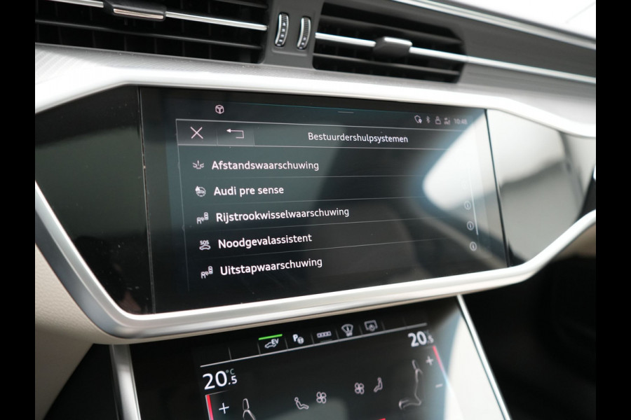 Audi A6 Avant 50 TFSI Quattro Design Plug In Hybrid 300pk Dealer O.H PHEV | Panodak | Head Up | Adaptive Cruise | 360 Camera | Bang&olufsen | Lederen Sportstoelen Memory & Verwarmd | Navigatie | Virtual | DAB |