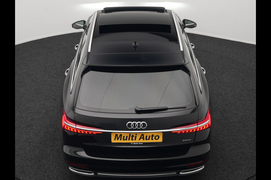 Audi A6 Avant 50 TFSI Quattro Design Plug In Hybrid 300pk Dealer O.H PHEV | Panodak | Head Up | Adaptive Cruise | 360 Camera | Bang&olufsen | Lederen Sportstoelen Memory & Verwarmd | Navigatie | Virtual | DAB |