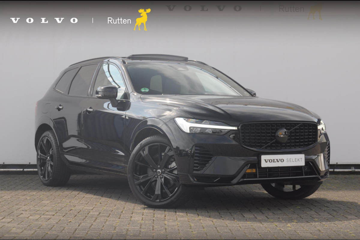 Volvo XC60 T6 350PK Automaat AWD Plus Black Edition / Cruise control / Elektrische achterklep / Apple carplay / parkeersensoren met camera / Elektrische stoelen / Panoramadak / Sportstoelen / Stoel - en stuurwielverwarming / Keyless entry