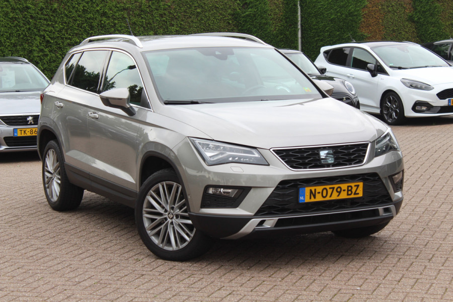 Seat Ateca 1.4 EcoTSI Xcellence / Trekhaak / Camera / Leder / Standkachel / 18'' / Navigatie / Dodehoek / Stoelverwarming / ACC