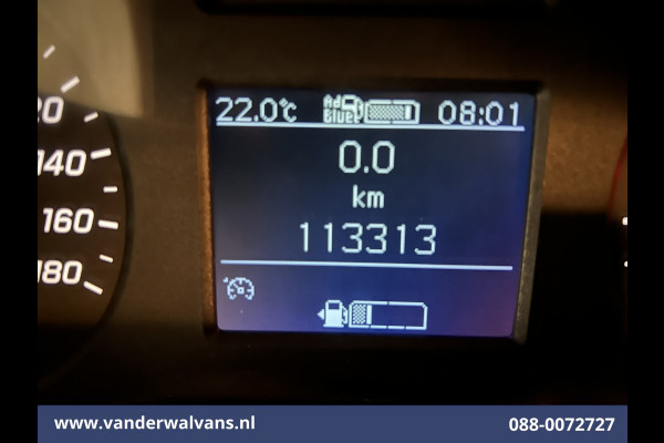 Mercedes-Benz Sprinter 314 CDI 143pk L2H1 Euro6 Airco | Camera | Navigatie | Apple Carplay | Android Auto | Cruisecontrol Chauffeursstoel, Bijrijdersbank