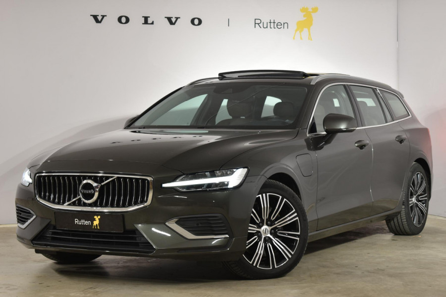 Volvo V60 T8 390PK Automaat Plug-in hybrid AWD Inscription Cruise control/ Climate control/ On Call/ Trekhaak/ Parkeersensoren met camera/ Navigatie/ Elektrische achterklep/ Elektrische stoel