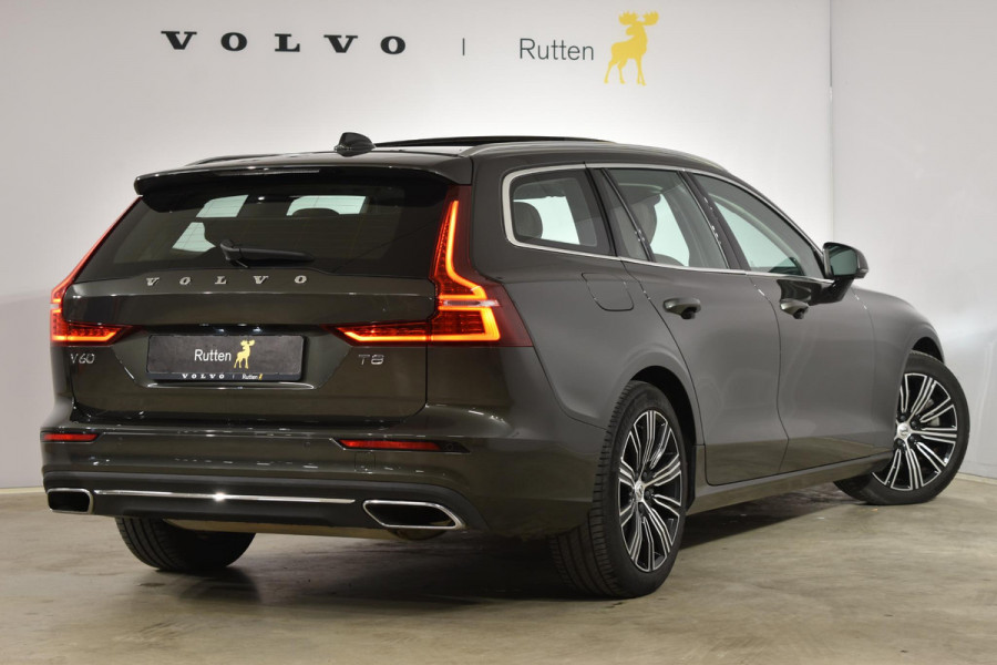 Volvo V60 T8 390PK Automaat Plug-in hybrid AWD Inscription Cruise control/ Climate control/ On Call/ Trekhaak/ Parkeersensoren met camera/ Navigatie/ Elektrische achterklep/ Elektrische stoel