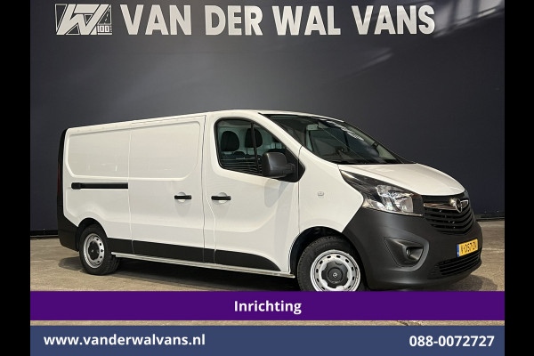 Opel Vivaro 1.6 CDTI 126pk L2H1 Inrichting dubbele vloer Euro6 Airco | Camera | Navigatie | Cruisecontrol | Trekhaak | LED Parkeersensoren, Bijrijdersbank, Achterklep