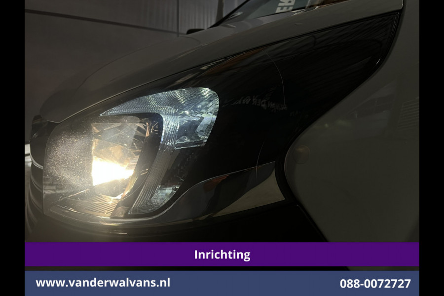 Opel Vivaro 1.6 CDTI 126pk L2H1 Inrichting dubbele vloer Euro6 Airco | Camera | Navigatie | Cruisecontrol | Trekhaak | LED Parkeersensoren, Bijrijdersbank, Achterklep