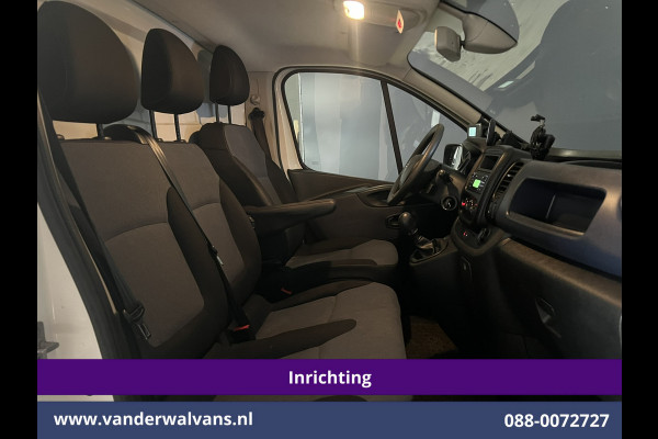 Opel Vivaro 1.6 CDTI 126pk L2H1 Inrichting dubbele vloer Euro6 Airco | Camera | Navigatie | Cruisecontrol | Trekhaak | LED Parkeersensoren, Bijrijdersbank, Achterklep