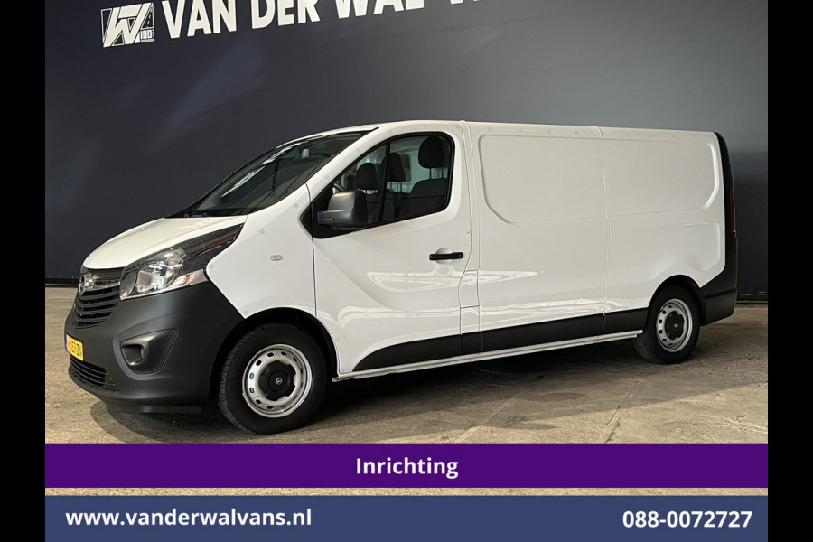 Opel Vivaro 1.6 CDTI 126pk L2H1 Inrichting dubbele vloer Euro6 Airco | Camera | Navigatie | Cruisecontrol | Trekhaak | LED Parkeersensoren, Bijrijdersbank, Achterklep