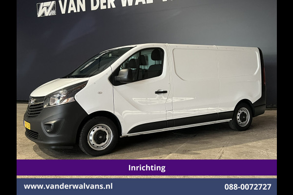 Opel Vivaro 1.6 CDTI 126pk L2H1 Inrichting dubbele vloer Euro6 Airco | Camera | Navigatie | Cruisecontrol | Trekhaak | LED Parkeersensoren, Bijrijdersbank, Achterklep
