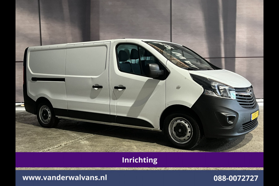 Opel Vivaro 1.6 CDTI 126pk L2H1 Inrichting dubbele vloer Euro6 Airco | Camera | Navigatie | Cruisecontrol | Trekhaak | LED Parkeersensoren, Bijrijdersbank, Achterklep
